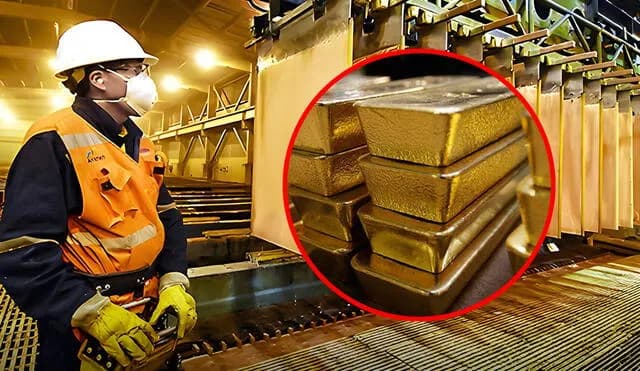 Precio de exportación de oro creció 44%